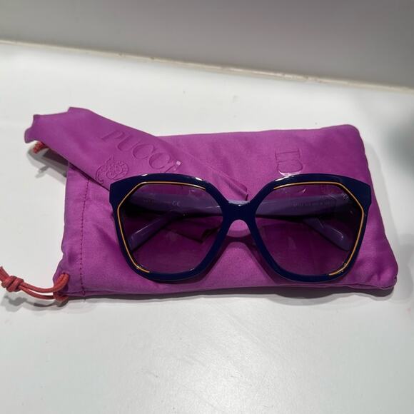 Emilio Pucci 59mm Geometric Sunglasses Purple main image 12
